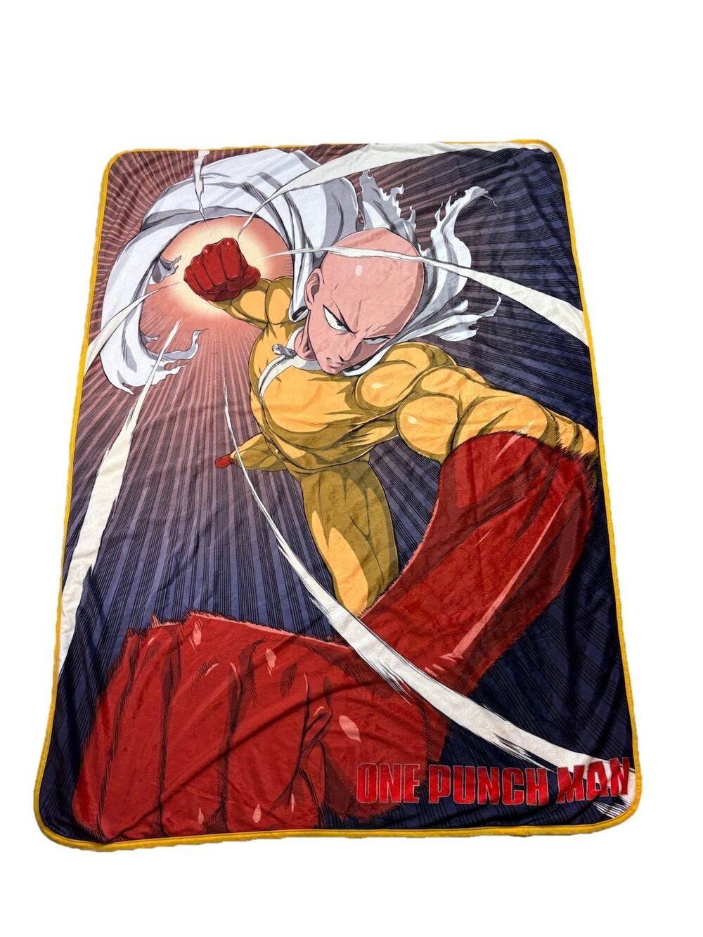 One Punch Man - Saitama & Genos Sublimation Throw Blanket 60 1/4” X 44”
